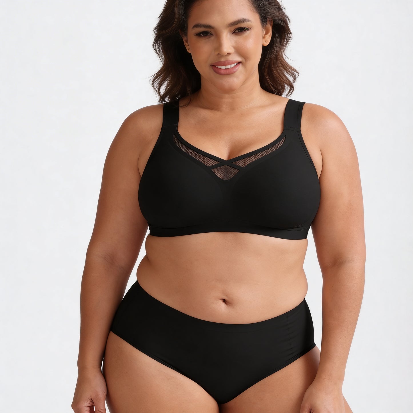 Seamless Mesh Crossover Set