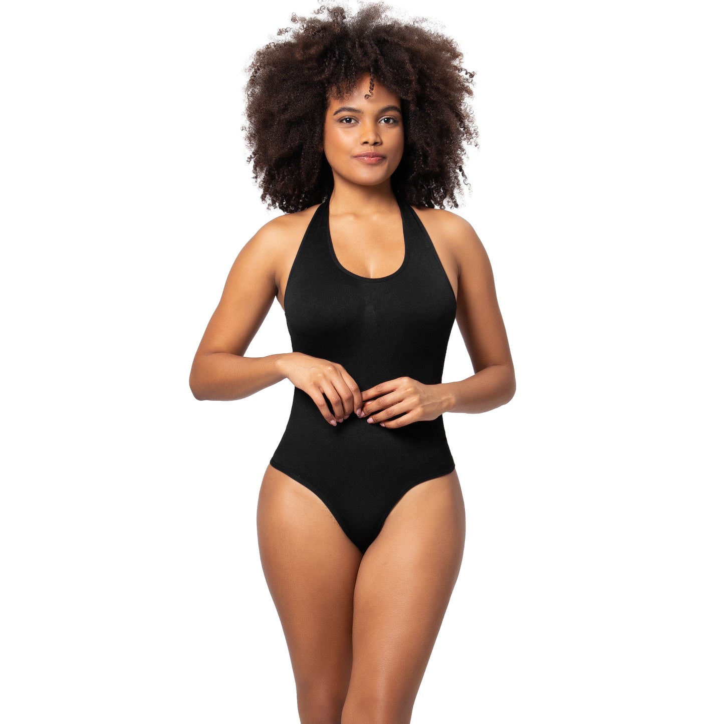 Sculpt Rib Halter Bodysuit