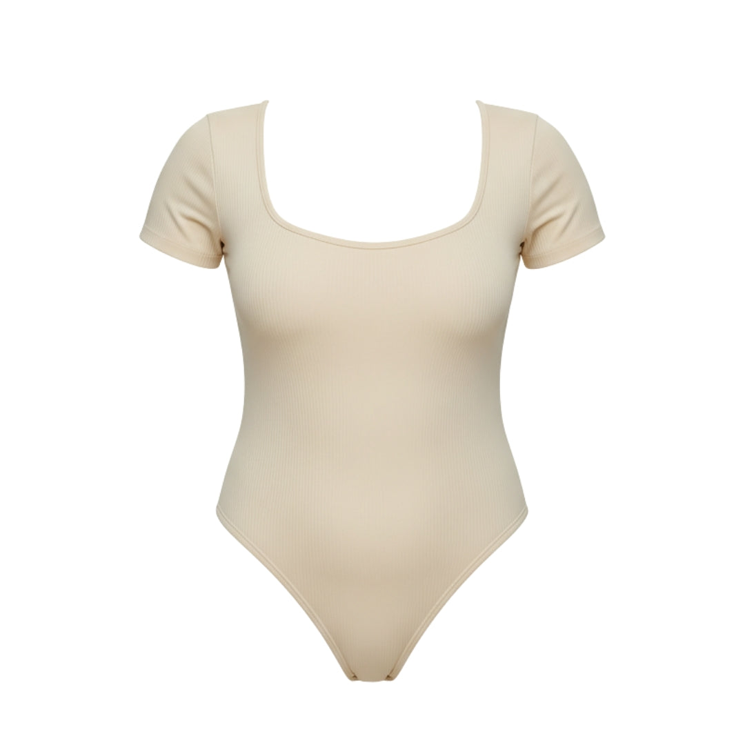 Sculpt Rib Scoop Bodysuit