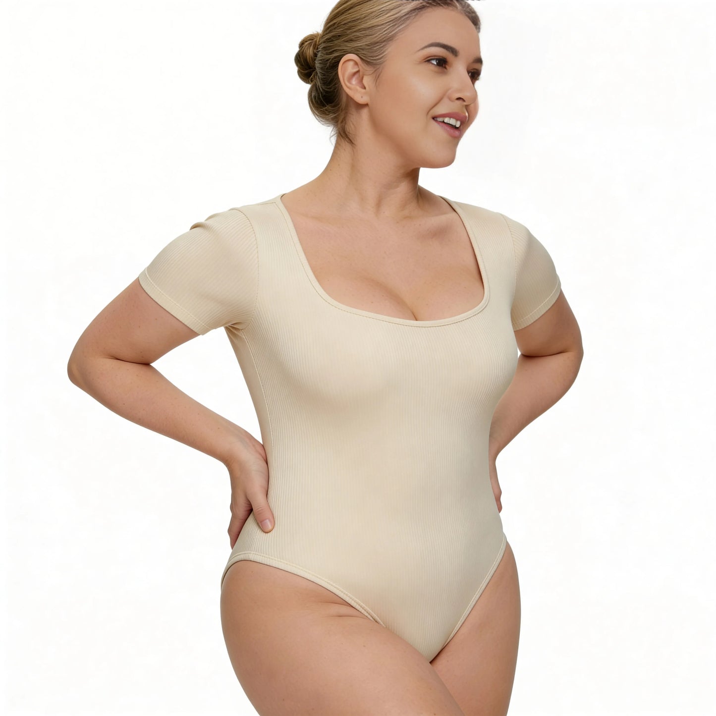Sculpt Rib Scoop Bodysuit