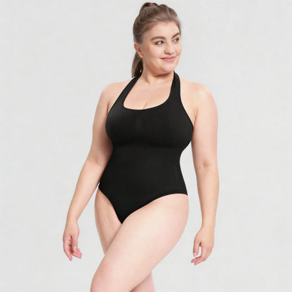 Sculpt Rib Halter Bodysuit