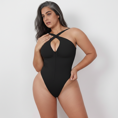 Contour Zip Sculpt Bodysuit