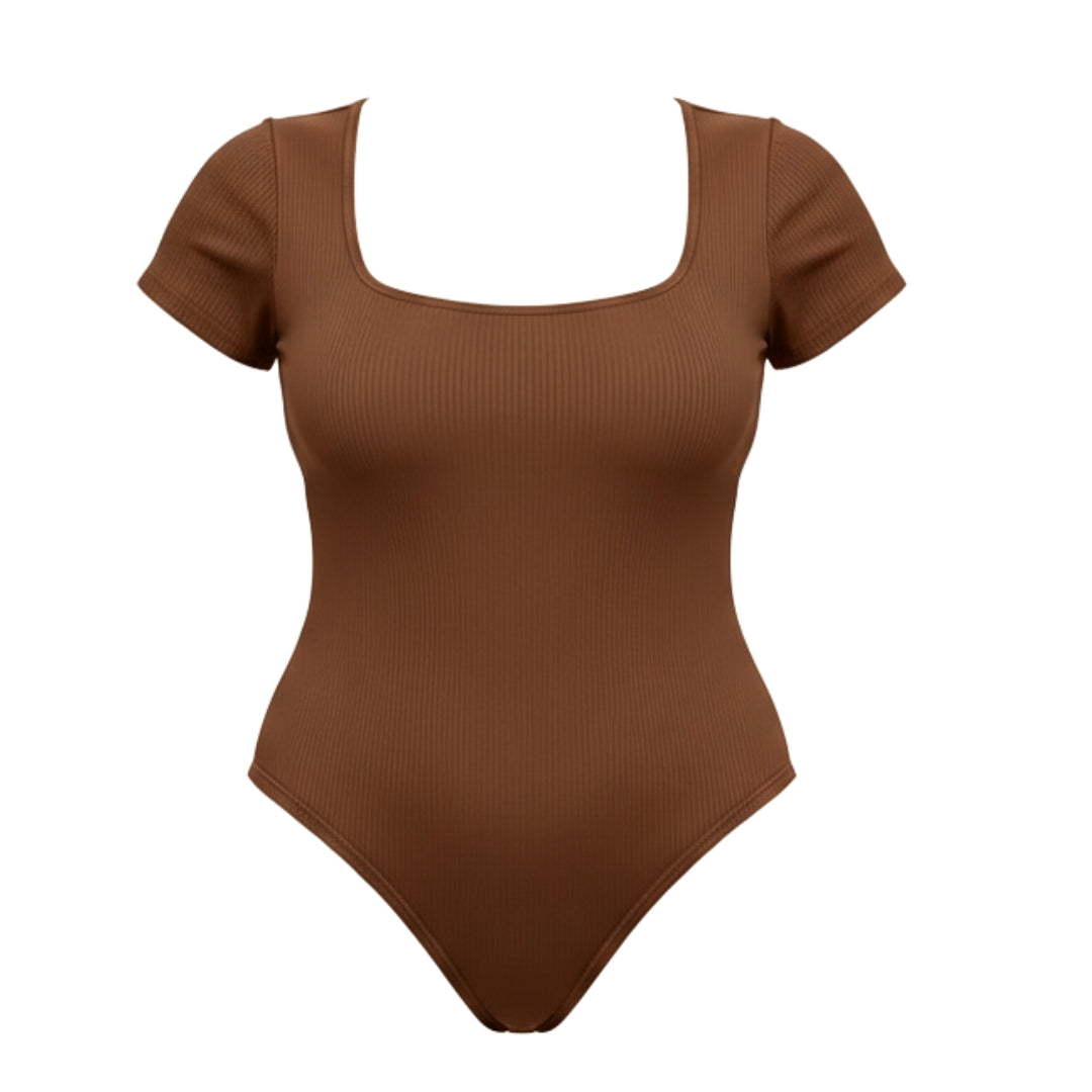 Sculpt Rib Scoop Bodysuit