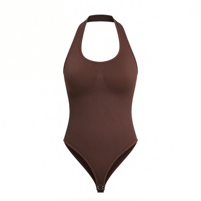 Sculpt Rib Halter Bodysuit