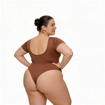 Sculpt Rib Scoop Bodysuit