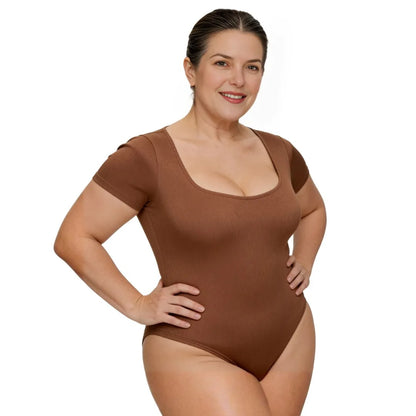 Sculpt Rib Scoop Bodysuit