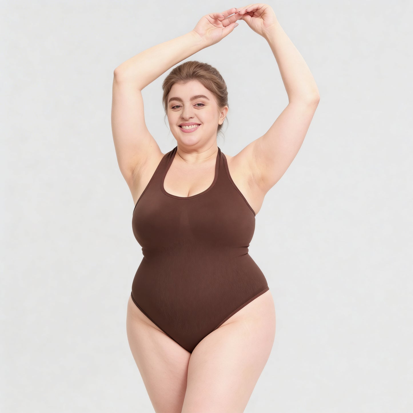 Sculpt Rib Halter Bodysuit
