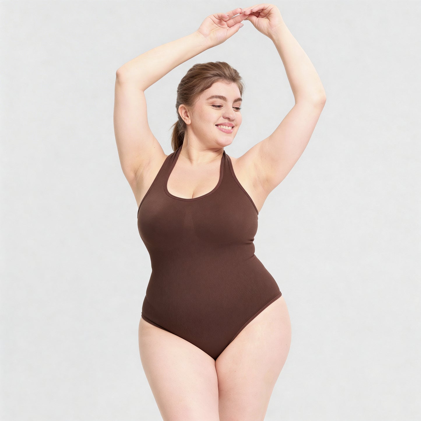 Sculpt Rib Halter Bodysuit